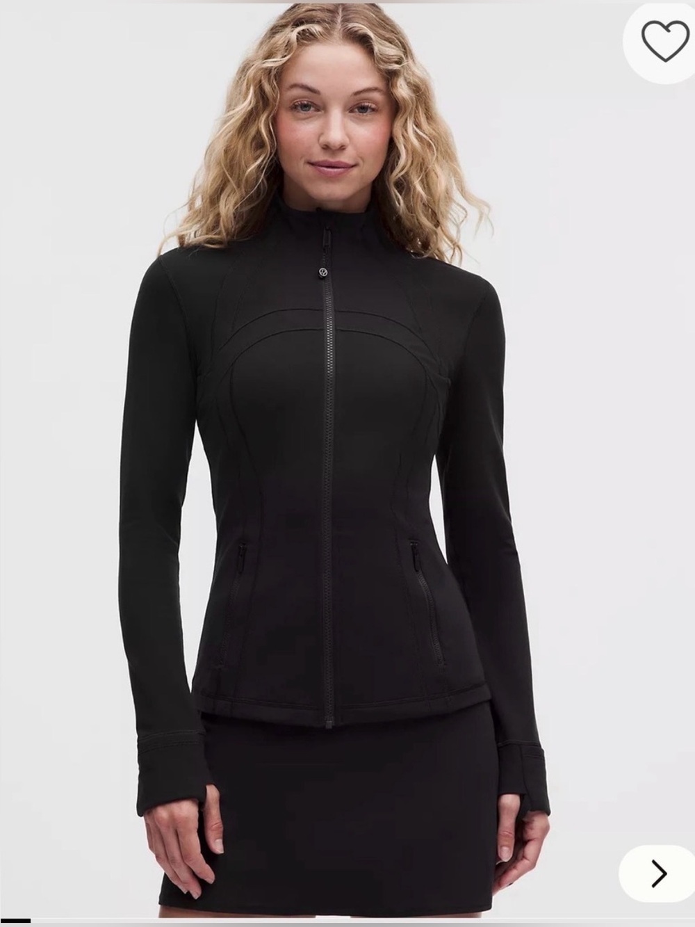 Lululemon womens Define Jacket Black Size 4